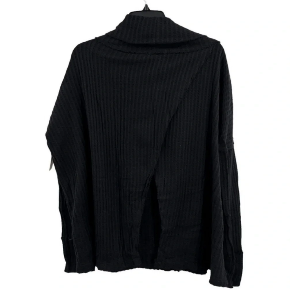 NWT Free People Juicy long sleeve tunic in black - Picture 6 of 10